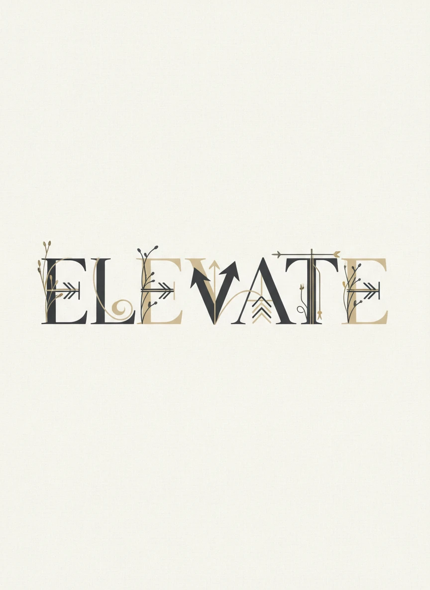 Classic Typography Word Art