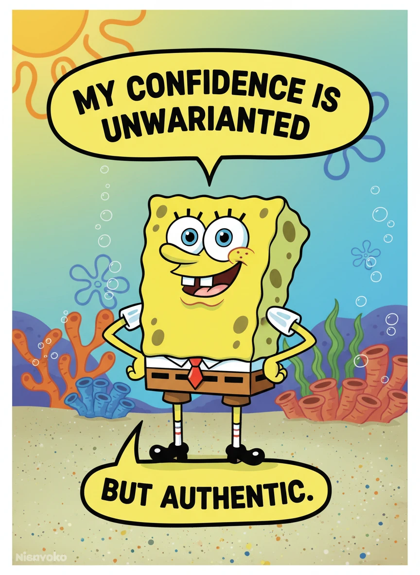 Confident SpongeBob Flex Meme