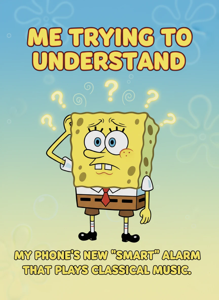 Confused SpongeBob Question Meme