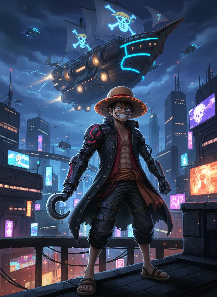Cyber Pirate Luffy