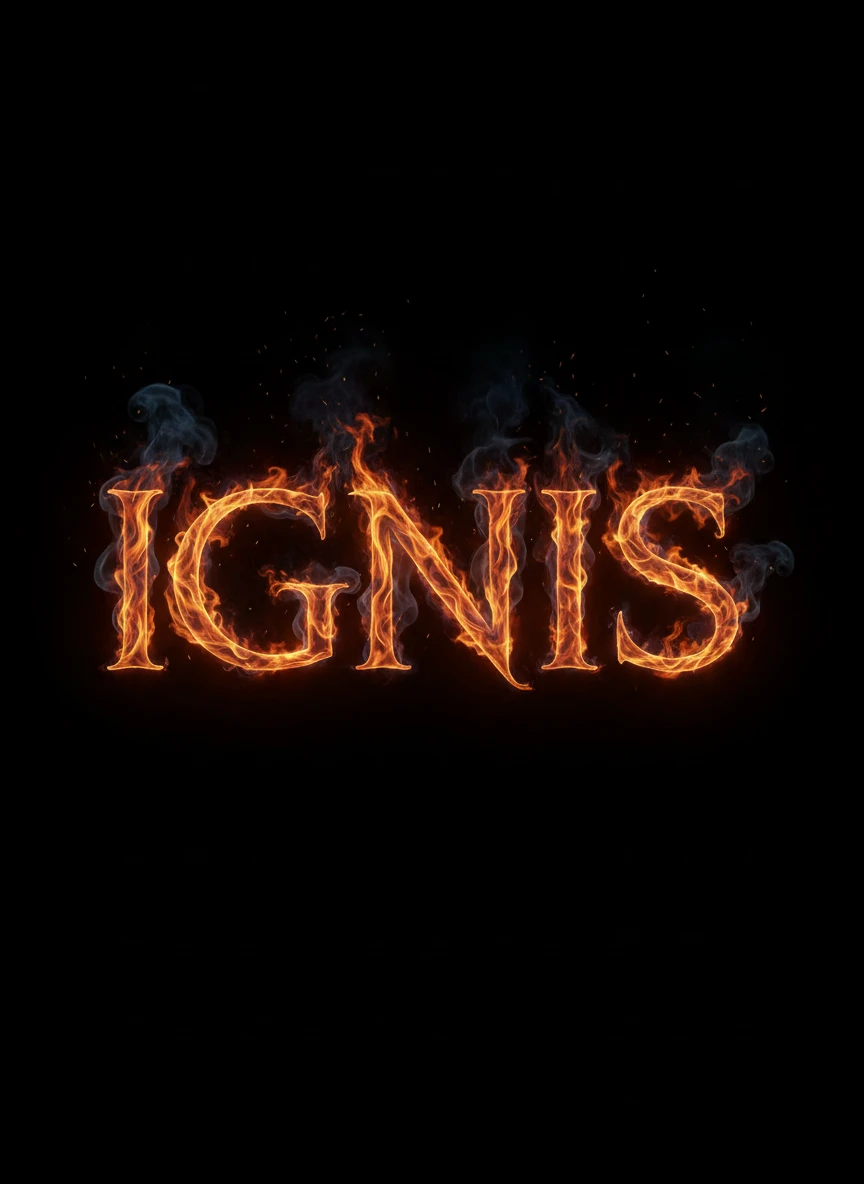 Fire and Smoke Word Art