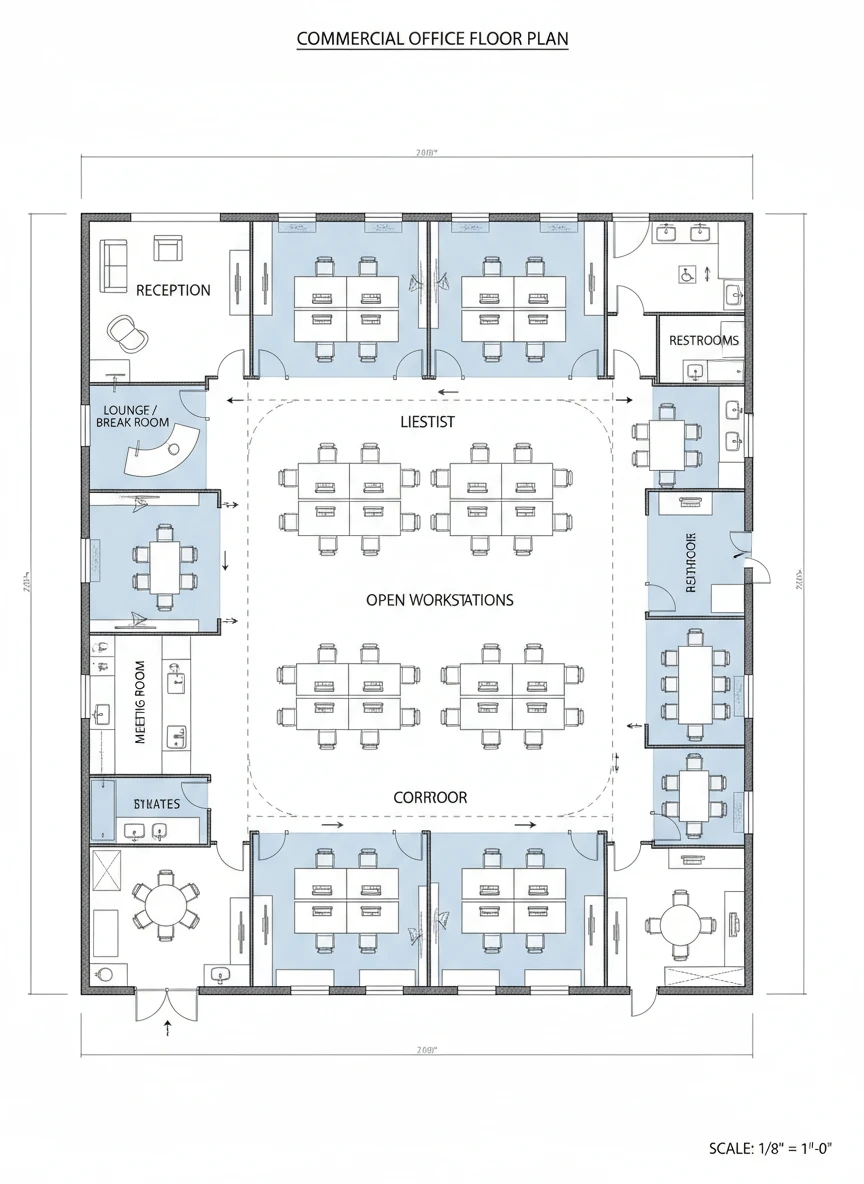 Office Building Floor Plan