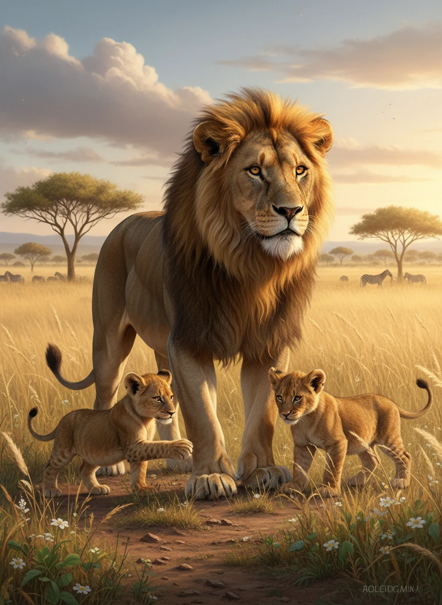 Regal Lion Surveying Land