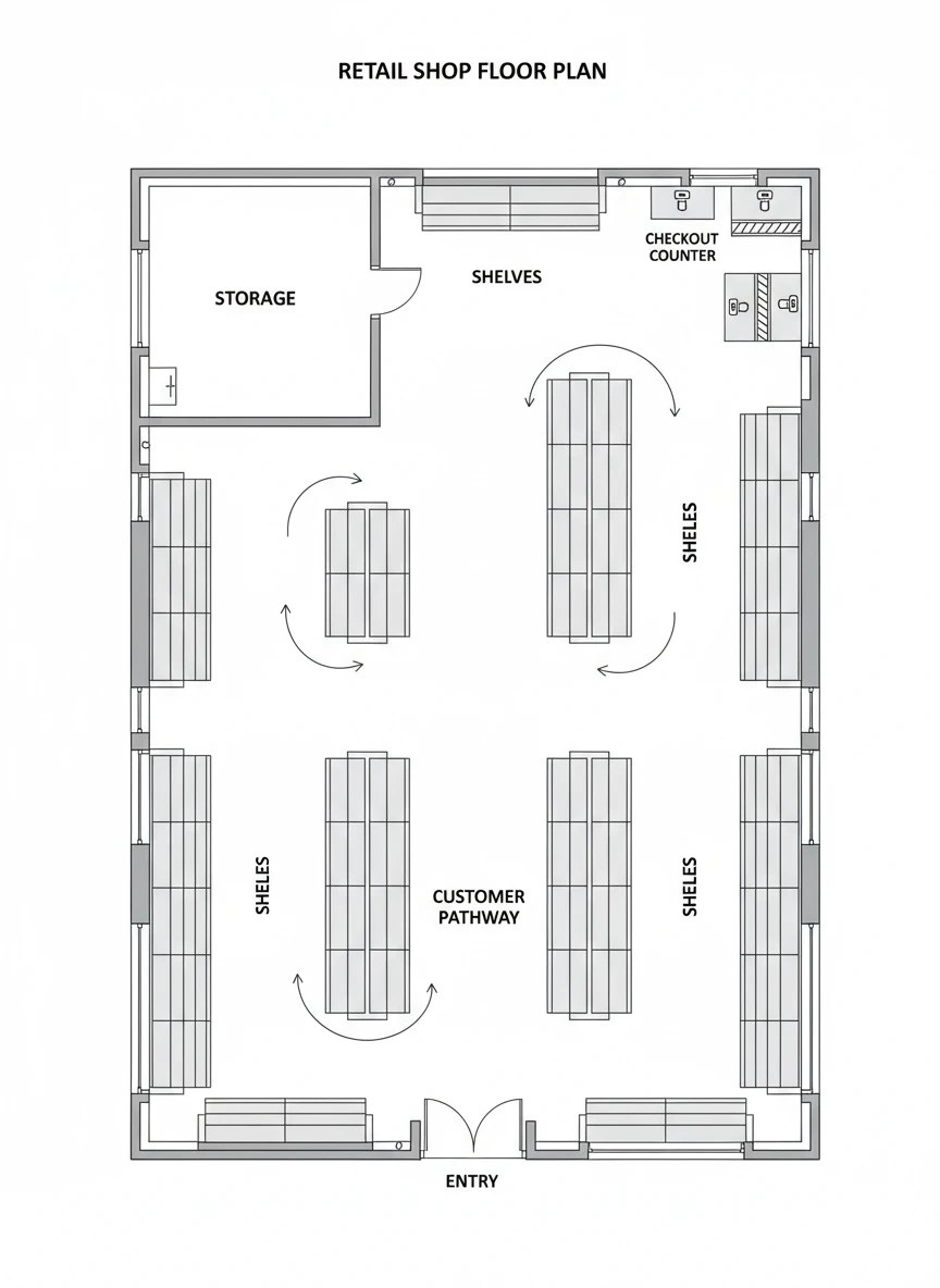 Retail Store Floor Plan