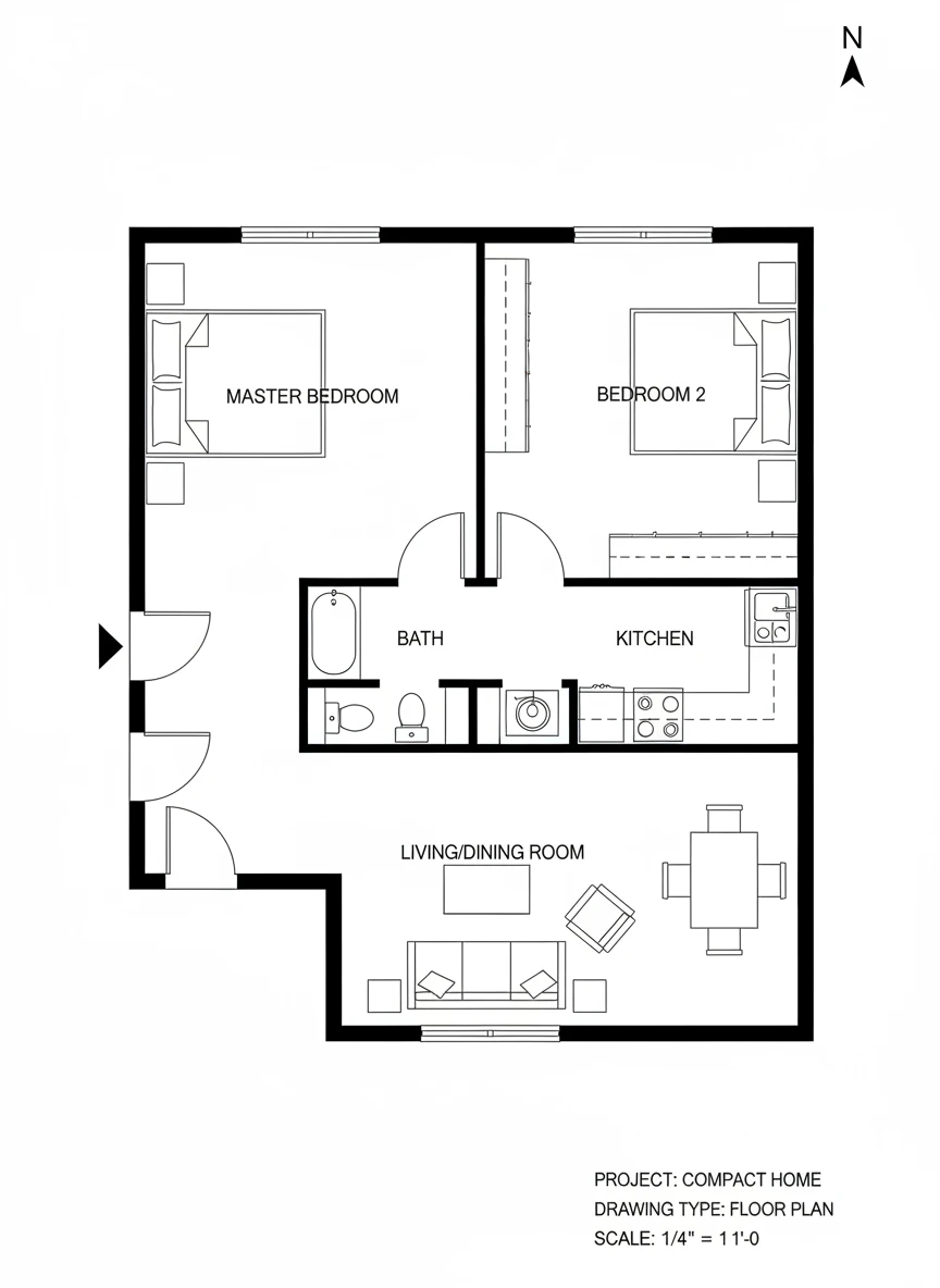Small House Floor Plan