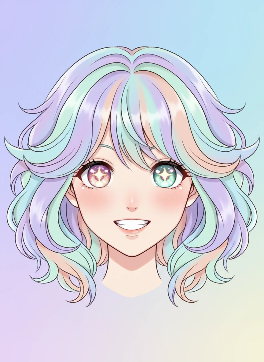 Soft Pastel Smile