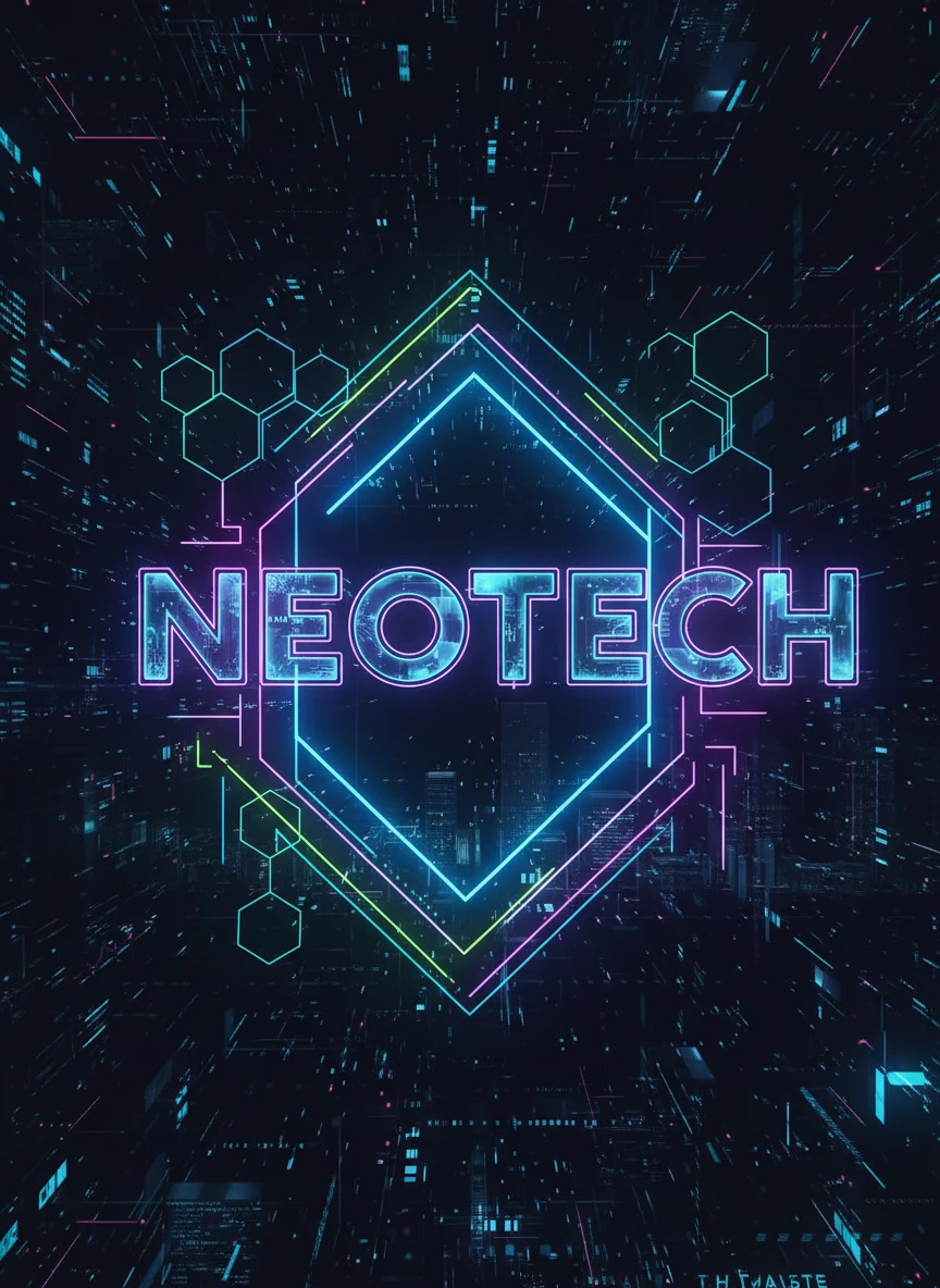 Tech Futuristic Word Art